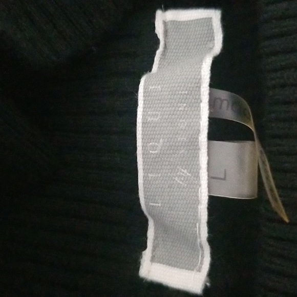 Liquid By Sioni Super Soft Wool Blend Black Rhinestone Knit Top - Picture 5 of 6